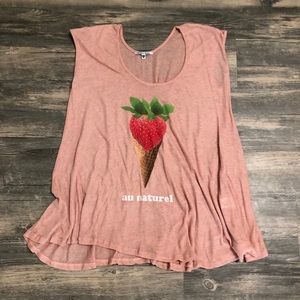 Wildfox Heather Top/cover up